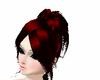 nana red black hairstyle