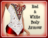 =Red&White Body Armour=