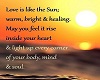 Love is like the sun