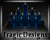 -A- Candle Rack Blue