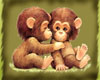 monkey soul mate sticker