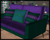 Purple/Teal Sofa Chair ~