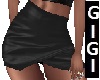 G Leather Skirt
