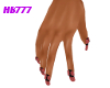 HB777 MinnieBow Nails