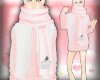 Knit Scarf Sweater~Pink