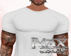 Muscled Tee+Ink White