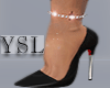 [YSL] Silver Anklet Left