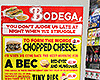 NYC Bodega Food Sign