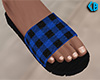 Blue Sandals Plaid (M)