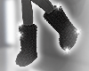 Fuzzy Fur Black Boots