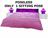 POSELESS PINK/PURPLE BED