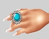 TURQUOISE LEFT HAND RING