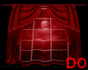 RED WINDOW CURTAINS