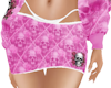 pink skull skirt