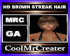 HD BROWN STREAK HAIR