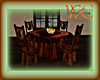 RUSTIC BEAR DINING TABLE
