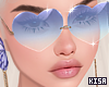 K|Heart Glasses - Blue