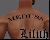 Medusa Upperback Tattoo