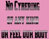 NO Cybering on Pink