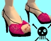 Hot Pink Lolita Slippers
