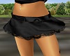 Satin Black mini skirt