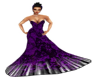 Purple n Black Dress