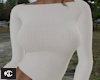 Cream Ribbed Sweater