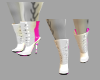 Cabas WhitePink Boots