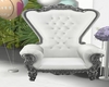 silver white throne
