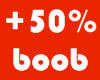 +50%female boob