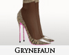 Croco pink heels nylon 2