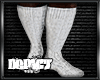 [D] White Cotton Socks
