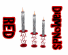 RED/DIAMOND CANDLES