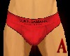 [A] D&G Underwear Red