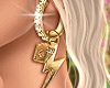 24K Gold Earrings