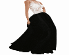 J*White Lace&Black Dress