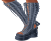 CHARM LACE-UP BOOTS