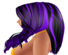 Purple/Black Stripe Hair