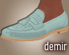 [D] Blue loafer