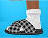 BW Slides Plaid (F)