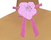 Pink flowerchoker *N*