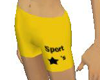 Sport Stars Short Yellow