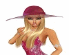 Pink Silk Designer Hat