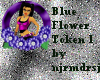 Blue Flowers Token 1