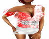 red&white club outfit