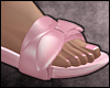 -A- Bow Slides Pink