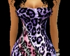 Leopard Zip Dress Mixed