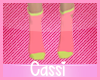 Childs Green/Pink Socks