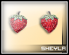 $ Strawberry Earrings