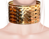 Gold large Choker Sirena